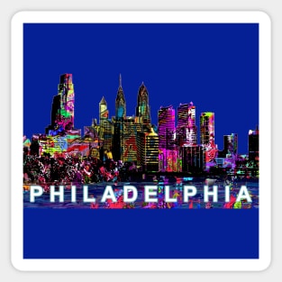 Philadelphia in graffiti Sticker